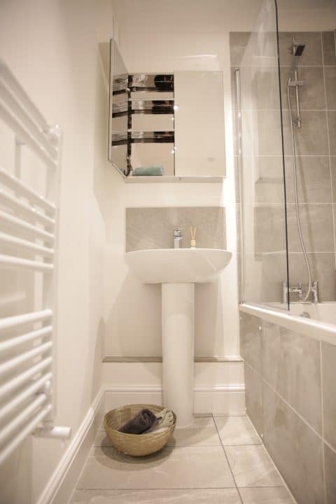 WPJ heating bathroom installation