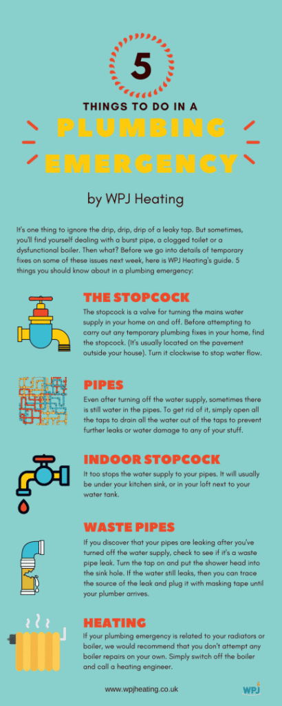 5 quick checks in a plumbing emergency.
