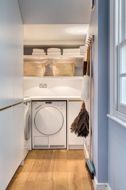 contemporary utility room