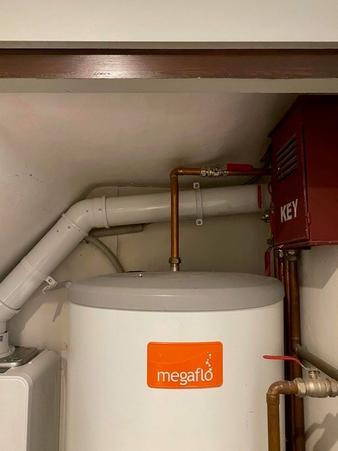 tricky flu installation concealed, hidden or boxed-in flue london home